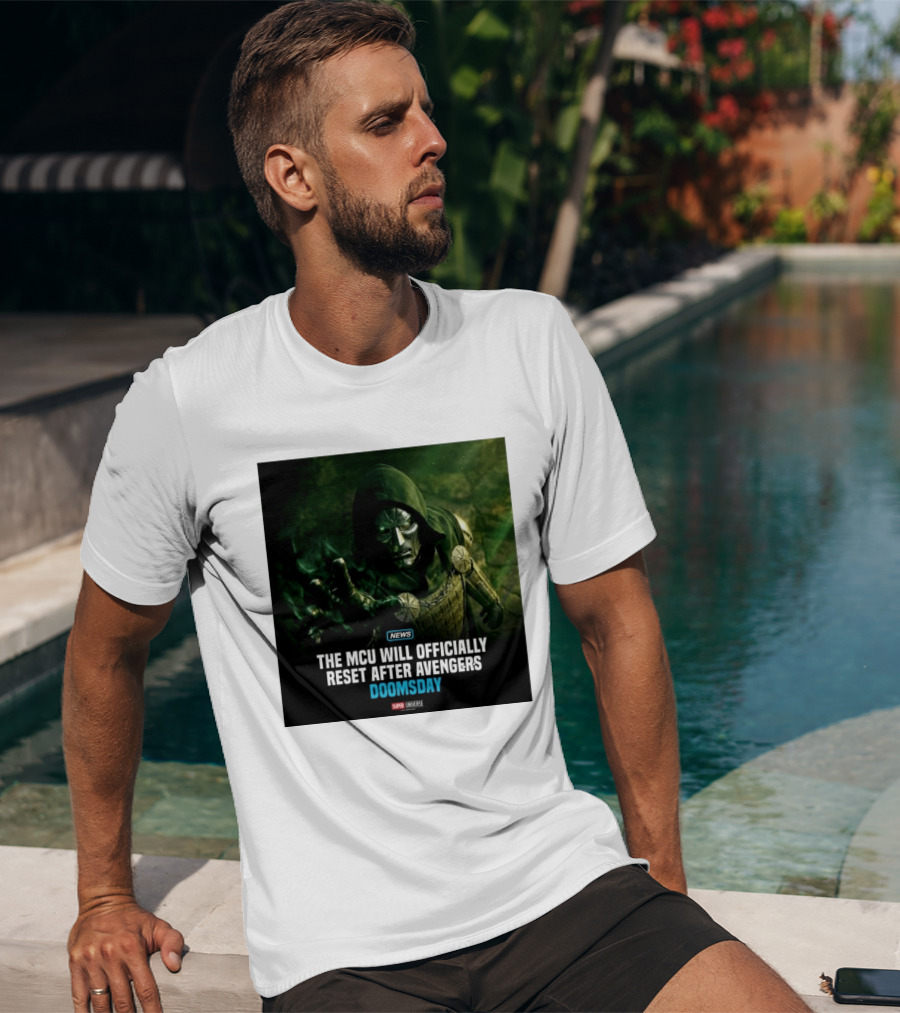 Avengers Doomsday MCU Reset Announcement Super Universe News T-Shirt