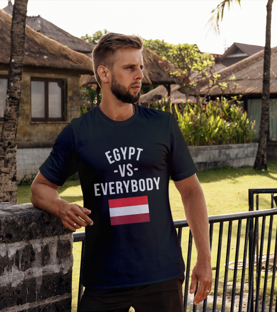 Egypt Vs Everybody Egyptian Pride Flag T-Shirt