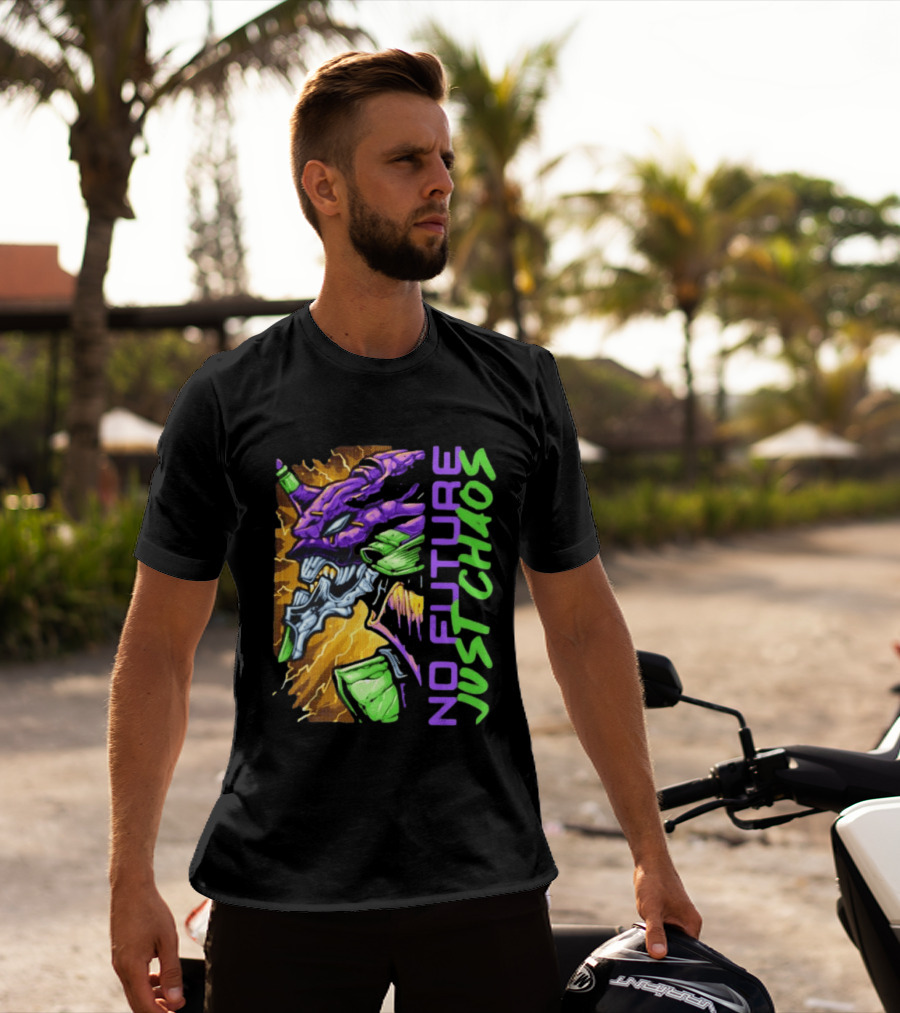 Evangelion Unit 01 No Future Just Chaos Neon Genesis Evangelion T-Shirt