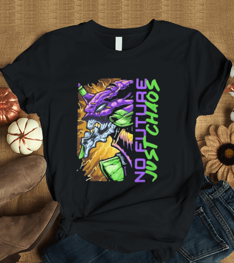 Evangelion Unit 01 No Future Just Chaos Neon Genesis Evangelion T-Shirt