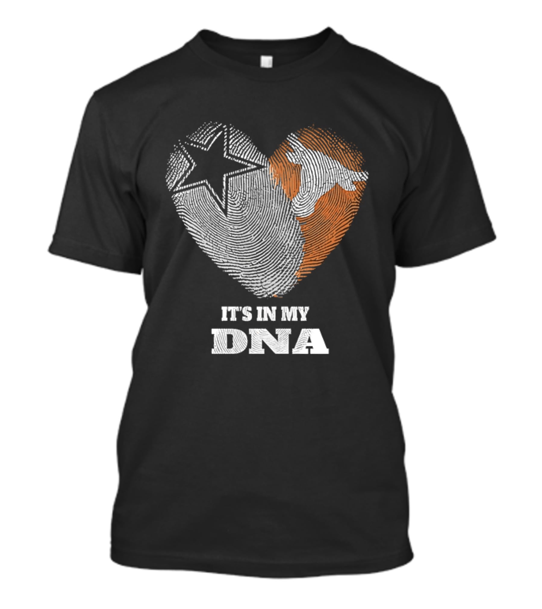 It's In My DNA Dallas Cowboys Texas Longhorns Football Pride T-Shirt