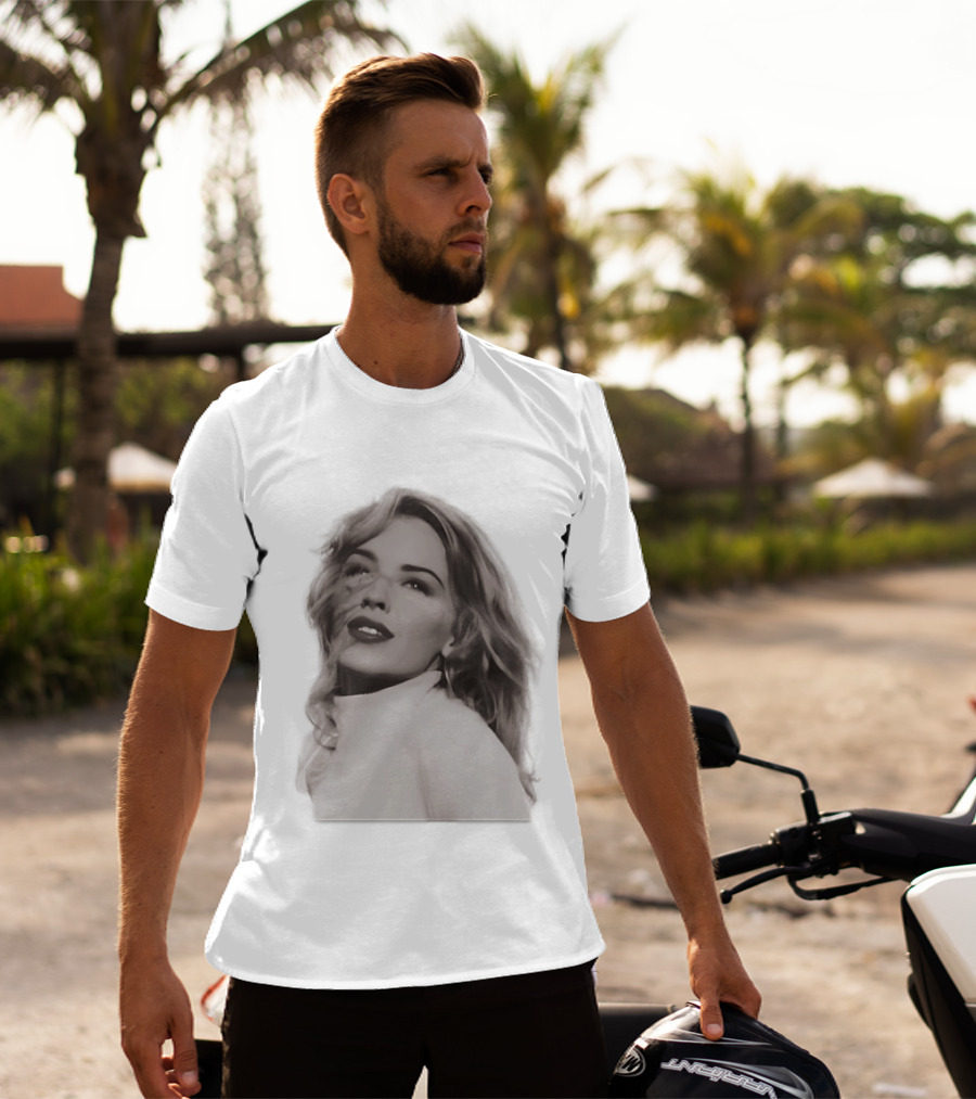 Kylie Minogue Iconic Music Star Portrait Vintage Aesthetic T-Shirt
