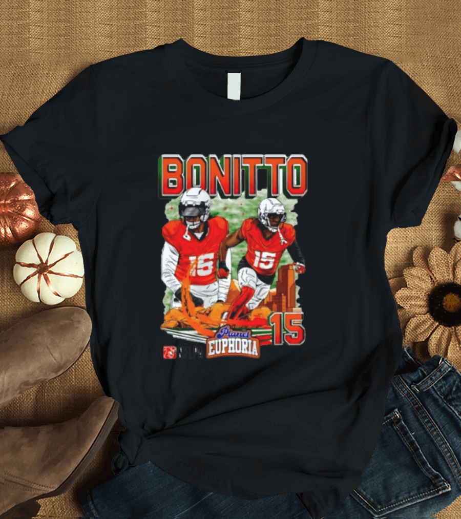BONITTO 15 NFLPA Planet Euphoria Denver Skyline T-Shirt