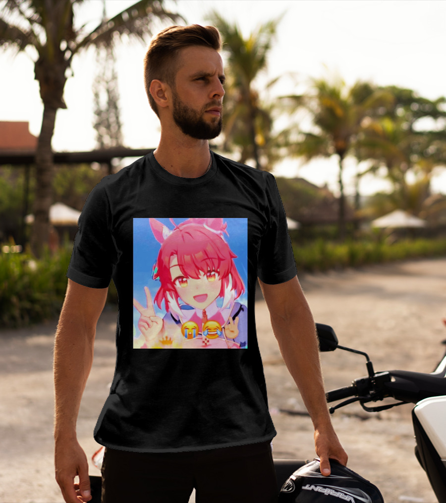 Happy Birthday Dantsu Flame 2026 Anime Character Peace Emoji T-Shirt