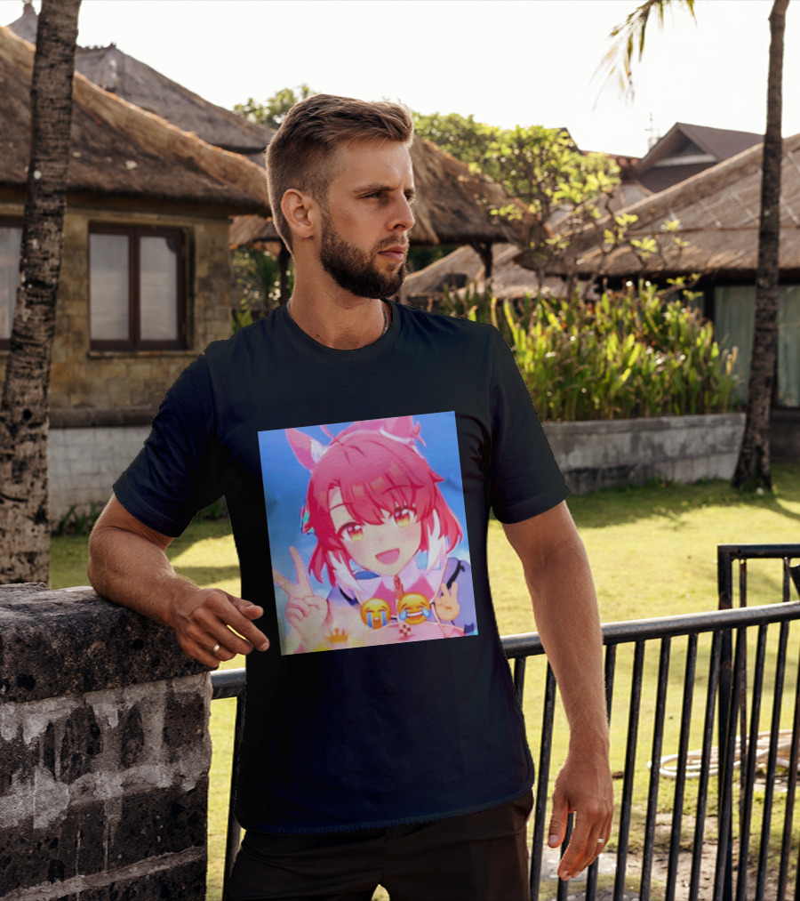 Happy Birthday Dantsu Flame 2026 Anime Character Peace Emoji T-Shirt