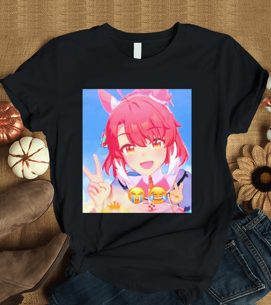 Happy Birthday Dantsu Flame 2026 Anime Character Peace Emoji T-Shirt