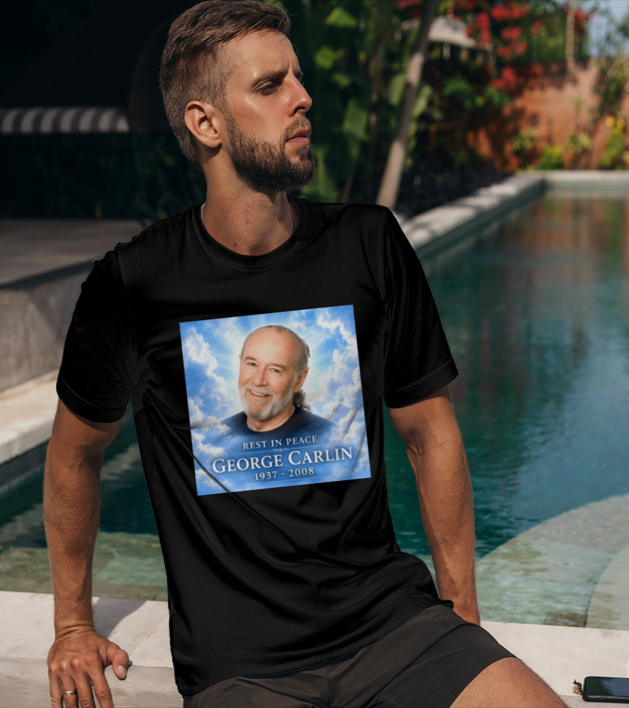 Rest In Peace George Carlin 1937 2008 Memorial T-Shirt