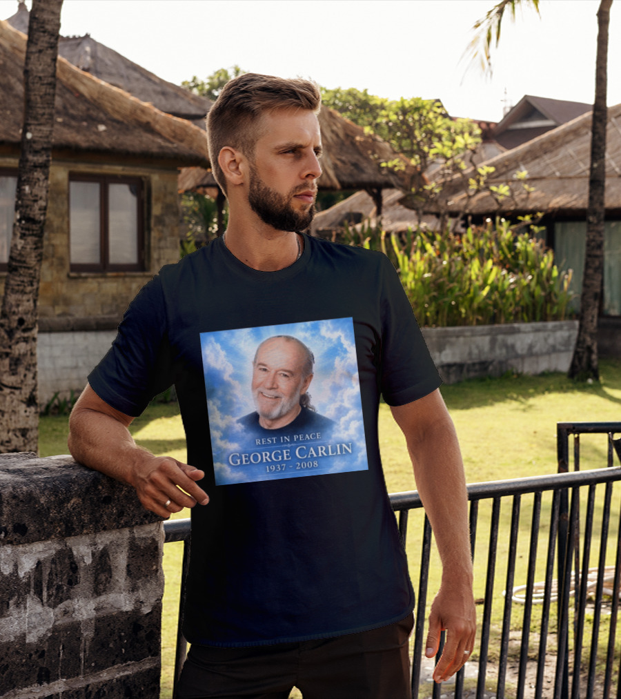 Rest In Peace George Carlin 1937 2008 Memorial T-Shirt