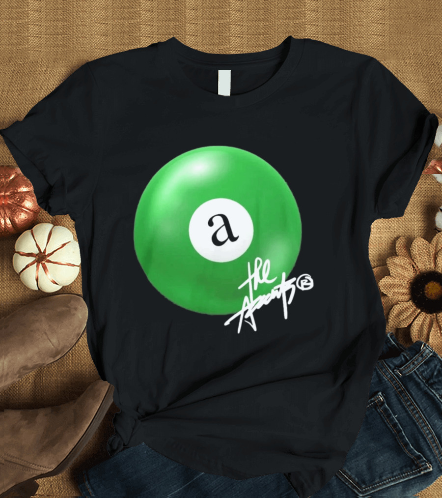 The Accents Collection Green Pool Ball Icon With Signature T-Shirt