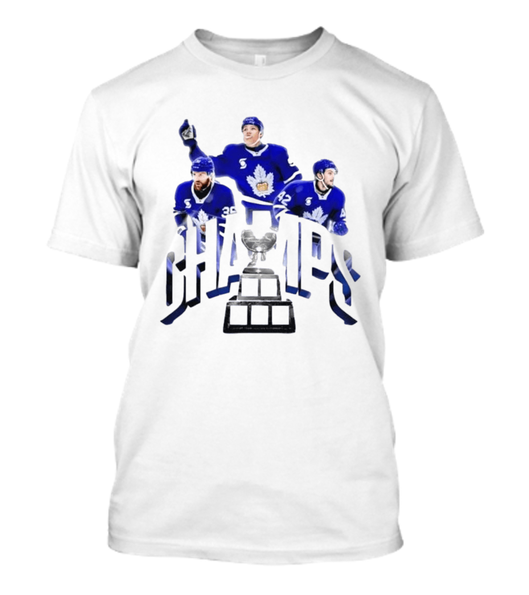 Toronto Marlies Champions Dakota Mermis Easton Cowan Landon Sim 2026 Calder Cup T-Shirt