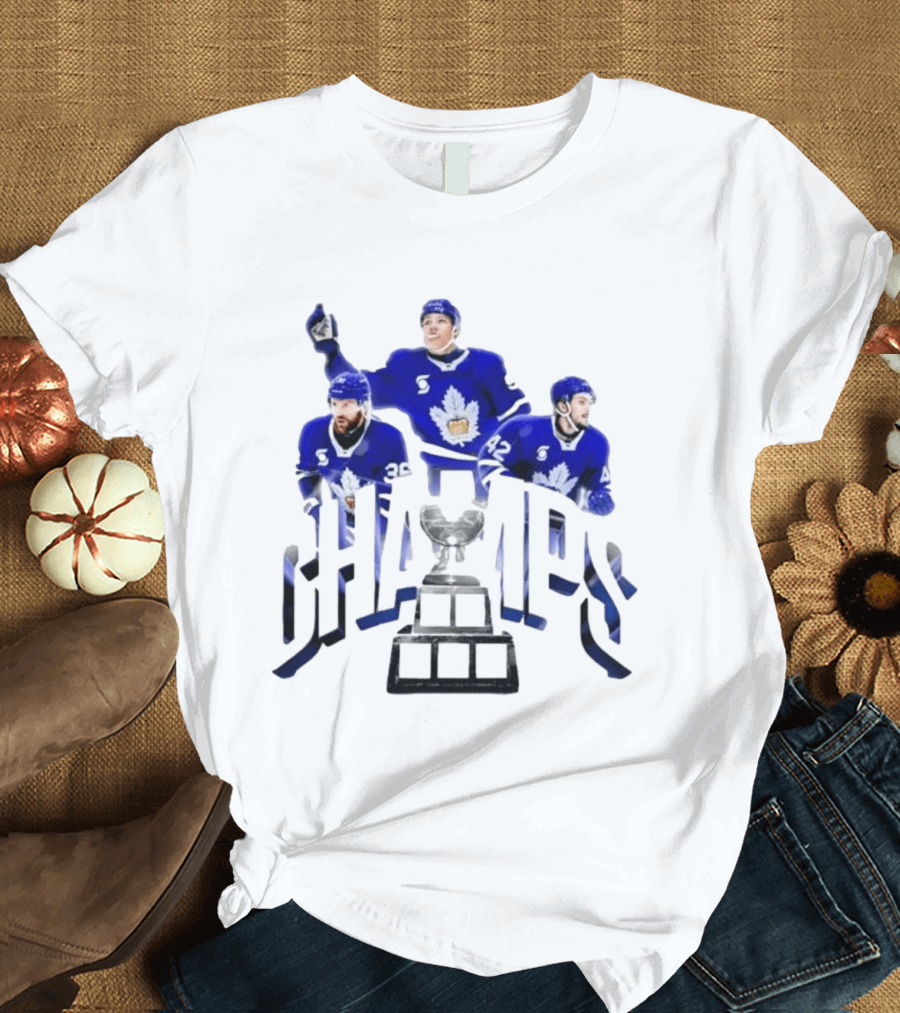 Toronto Marlies Champions Dakota Mermis Easton Cowan Landon Sim 2026 Calder Cup T-Shirt