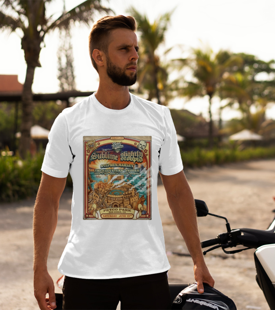 Sublime Slightly Stoopid Stephen Marley At Field Of Dreams Festival Petco Park Saturday June 13Th 2026 T-Shirt
