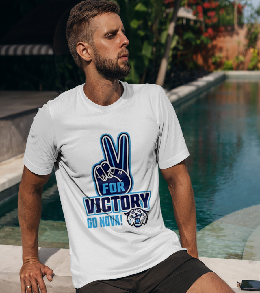 V For Victory Go Nova Wildcat T-Shirt