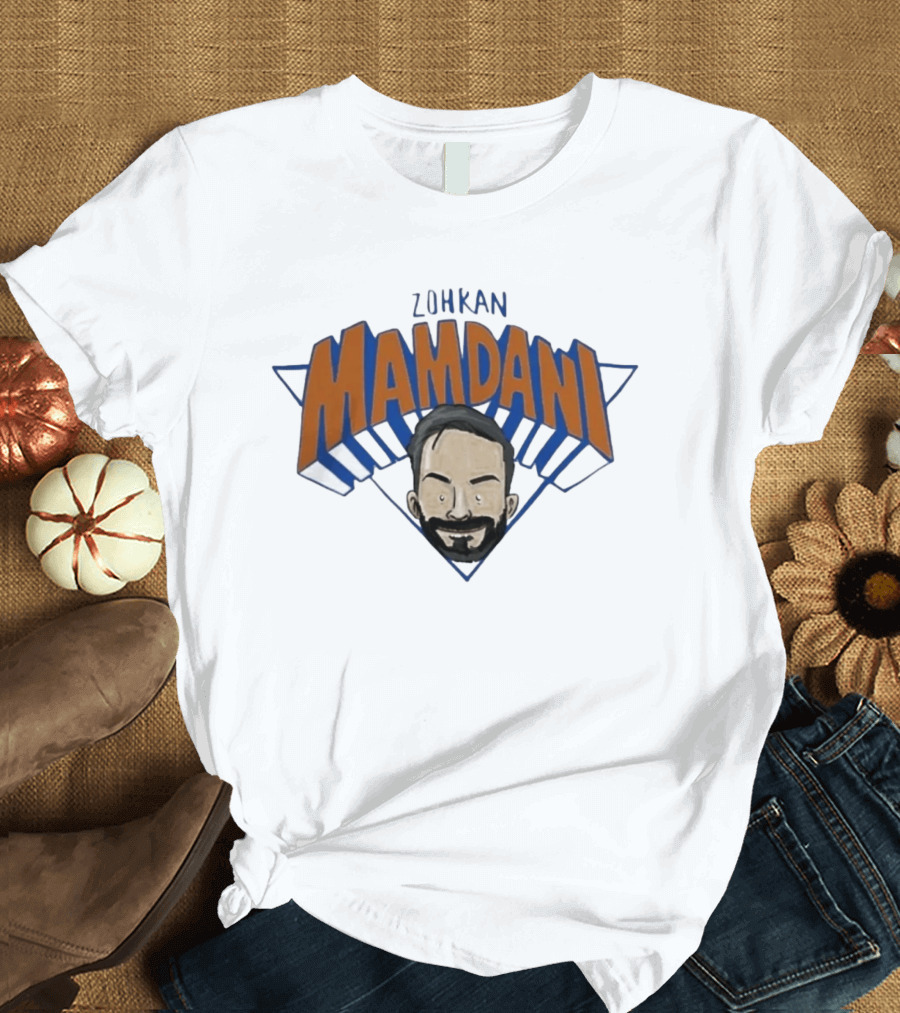 Zohran Mamdani MAMDANI Knicks Style Collab T-Shirt