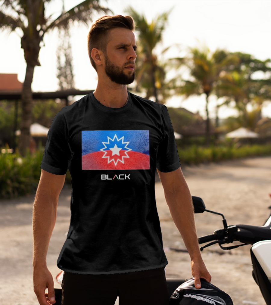 Actively Black Juneteenth Star Flag Celebration T-Shirt