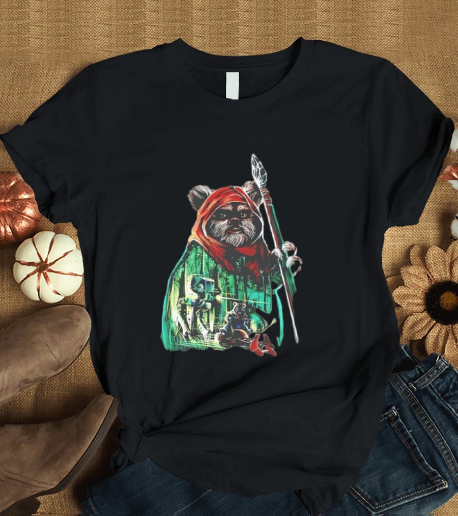 Wicket W Warrick Ewok Endor Defense Return Of The Jedi T-Shirt