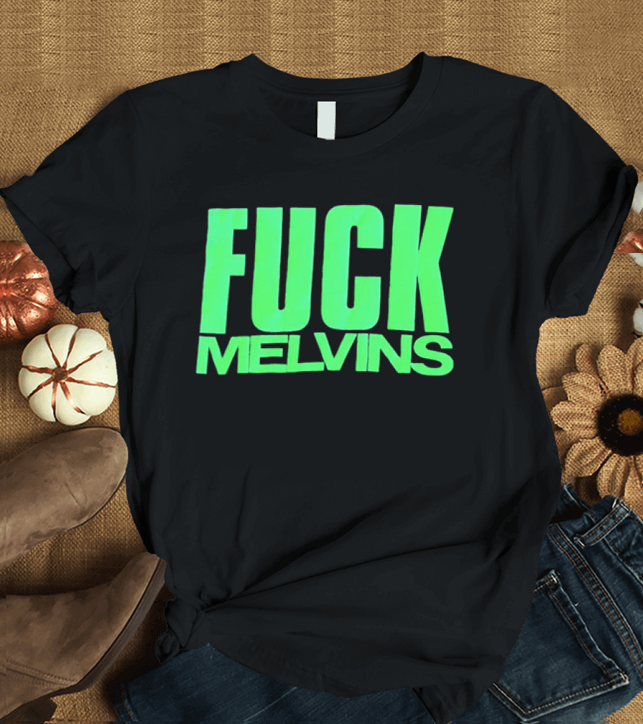 Fuck Melvins Bold Neon Green T-Shirt