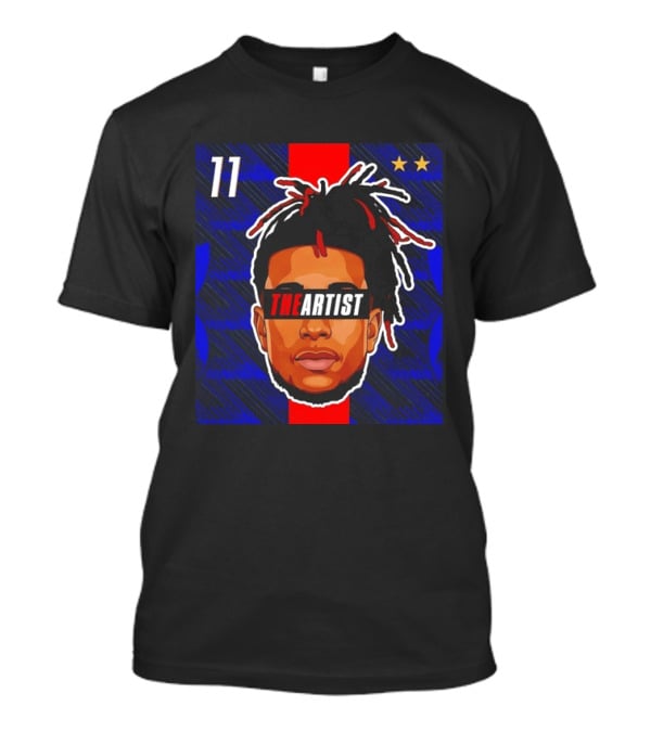 Michael Olise France National Football Team The Artist Big Head 11 Stars T-Shirt