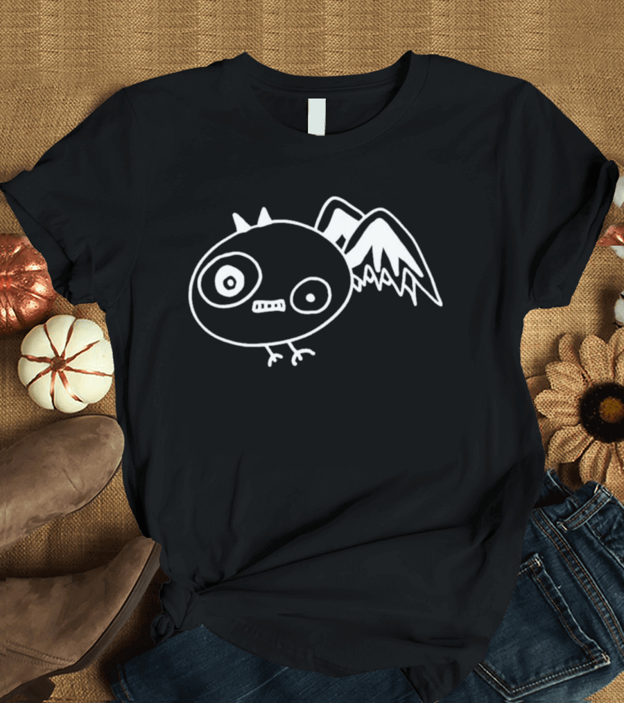 Mountain Bat Halloween Creepy Cartoon Creature With Wings T-Shirt