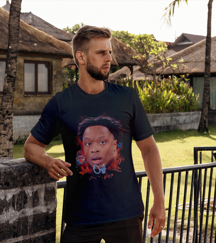 OG Anunoby Knicks Heart Star NYC NBA Never Sleeps T-Shirt