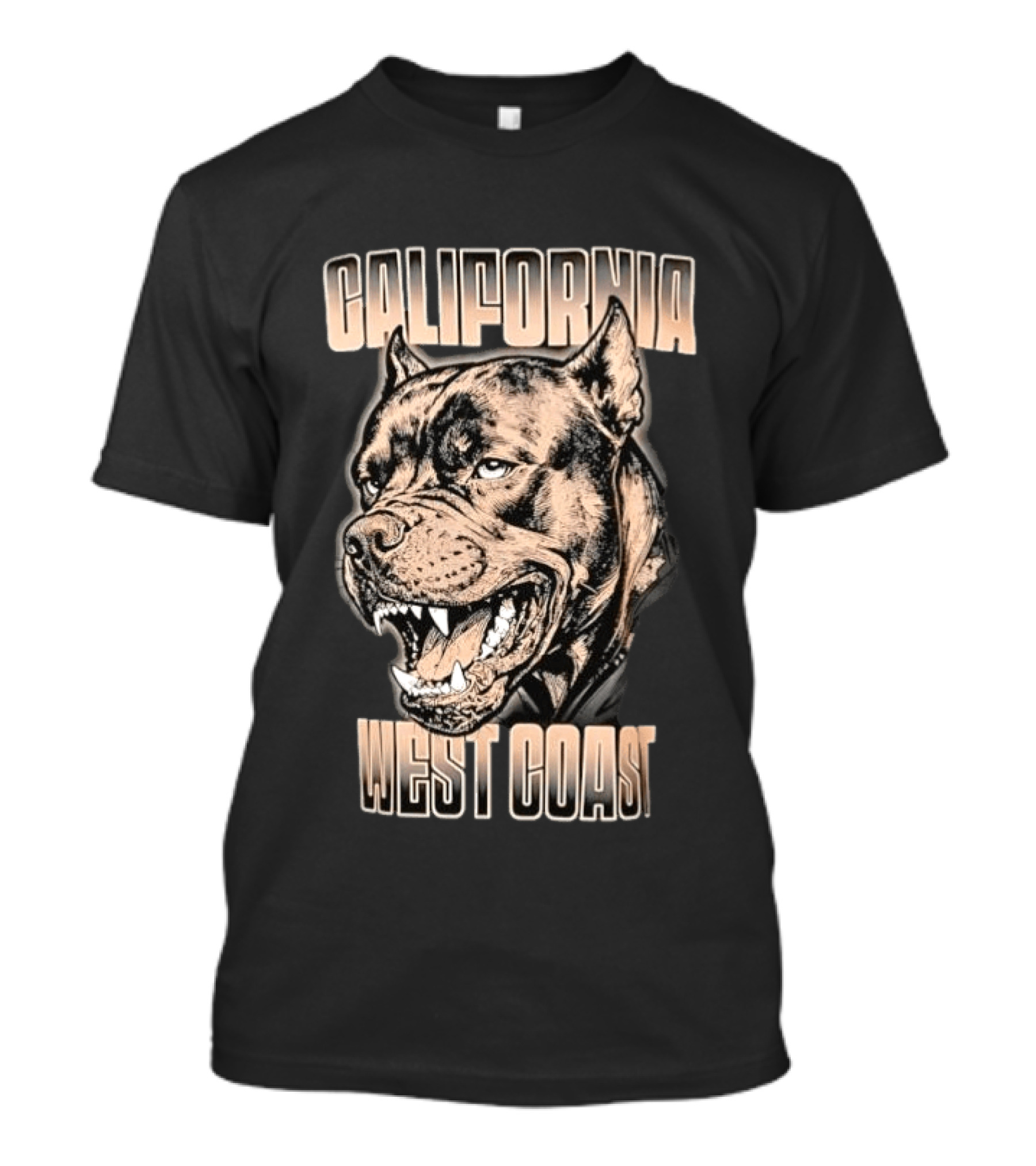 California West Coast Pit Bull T-Shirt