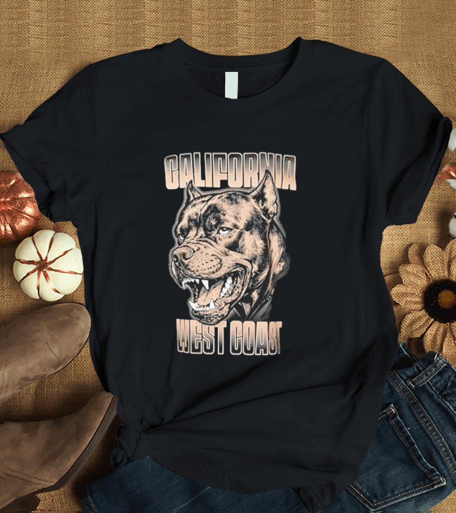 California West Coast Pit Bull T-Shirt