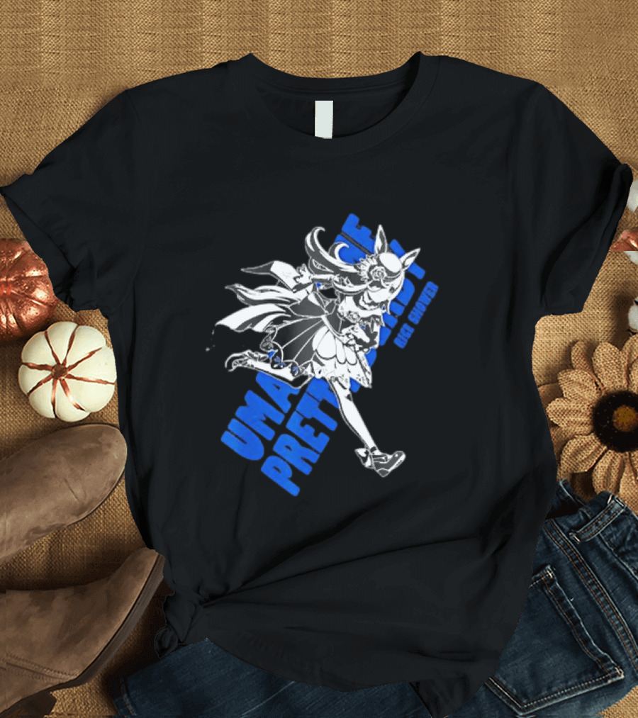 Umamusume Pretty Derby Rice Shower Character Run T-Shirt