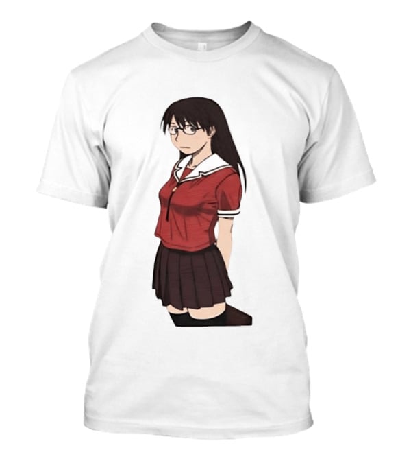 Azumanga Daioh Anime Yomi Character Red Outfit T-Shirt