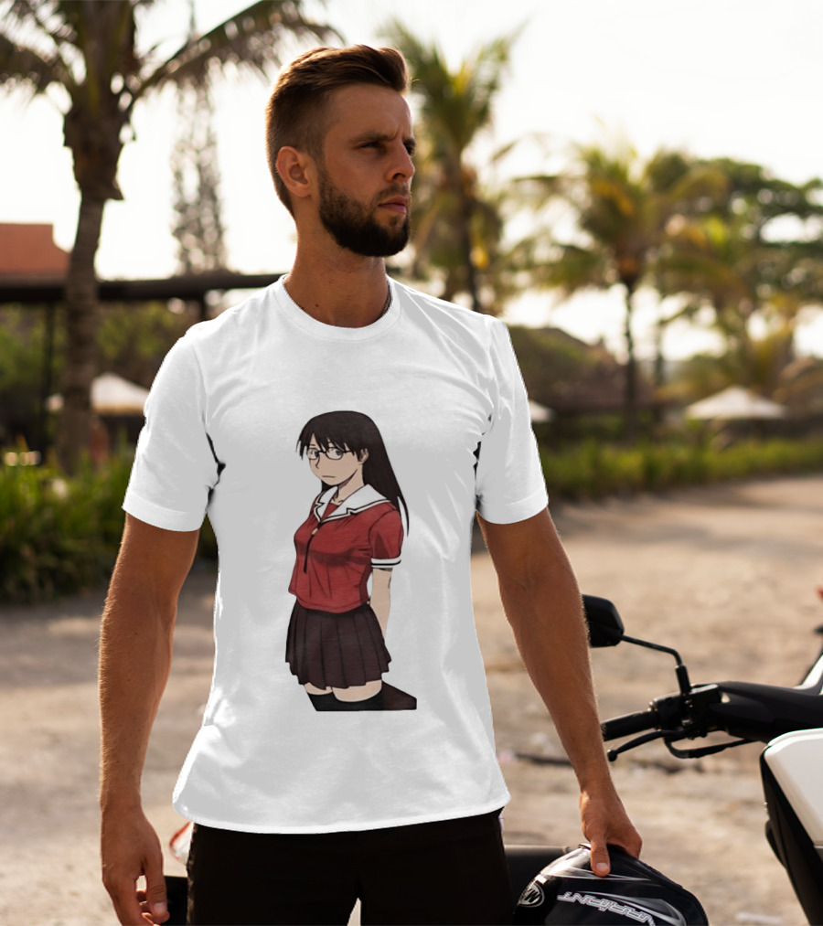 Azumanga Daioh Anime Yomi Character Red Outfit T-Shirt