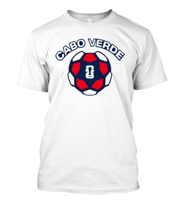Cabo Verde 2026 Soccer Ball Emblem With Sports T-Shirt