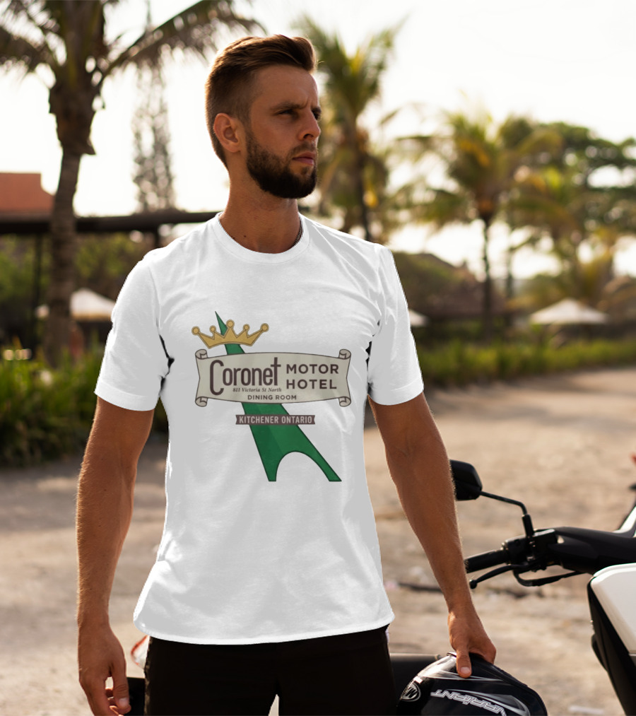 Coronet Motor Hotel 811 Victoria St North Kitchener Ontario Dining Room T-Shirt