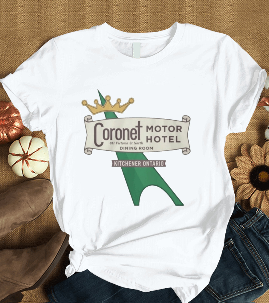 Coronet Motor Hotel 811 Victoria St North Kitchener Ontario Dining Room T-Shirt