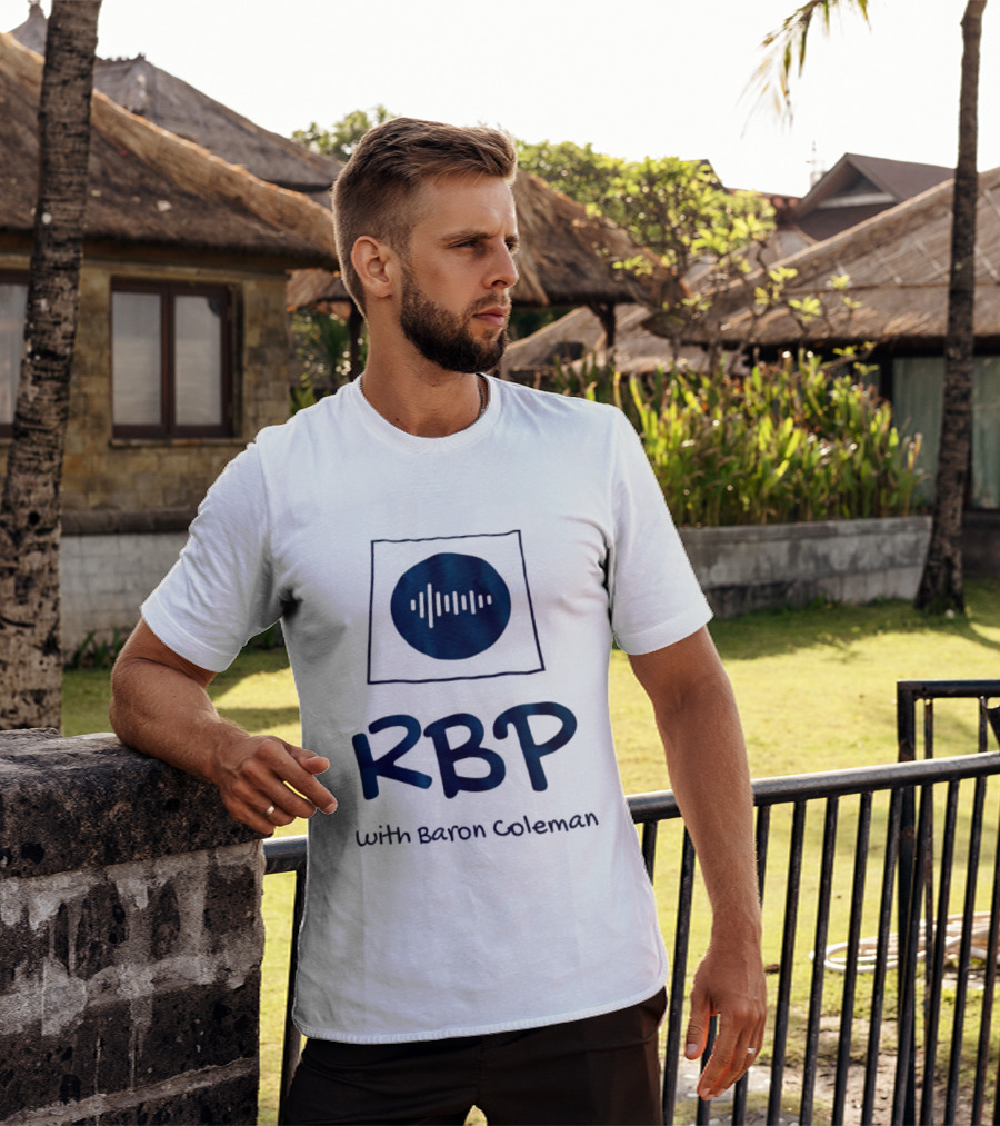 RBP With Baron Coleman Podcast Audio Wave T-Shirt