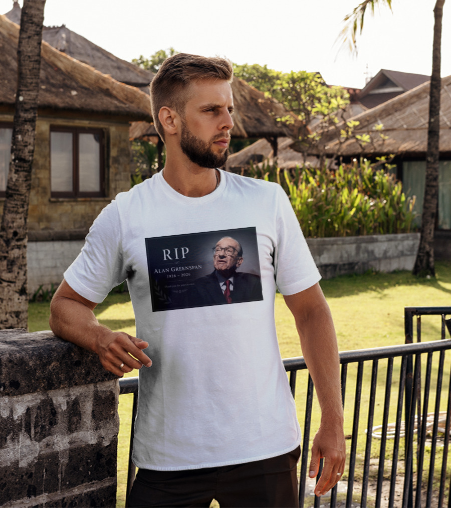 RIP Alan Greenspan 1926 2026 Thank You For Your Service Commemoration T-Shirt