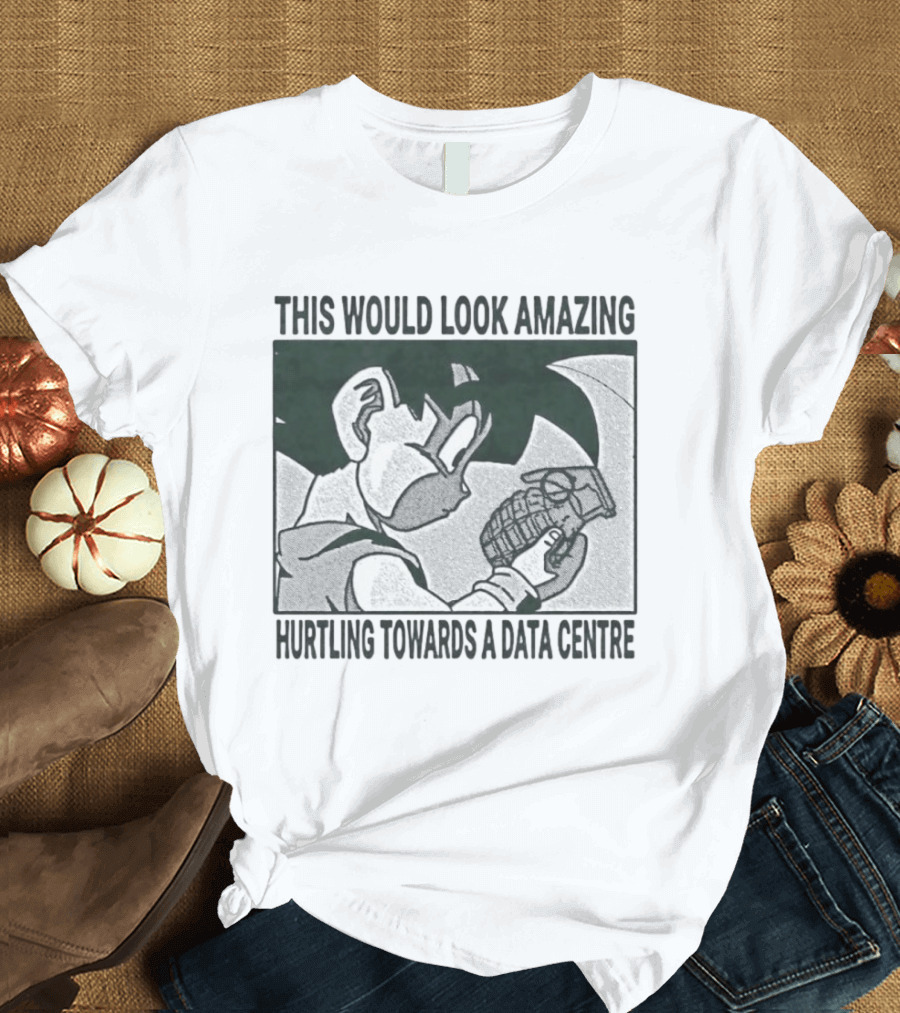 Son Goku Grenade This Would Look Amazing Hurtling Towards A Data Centre T-Shirt