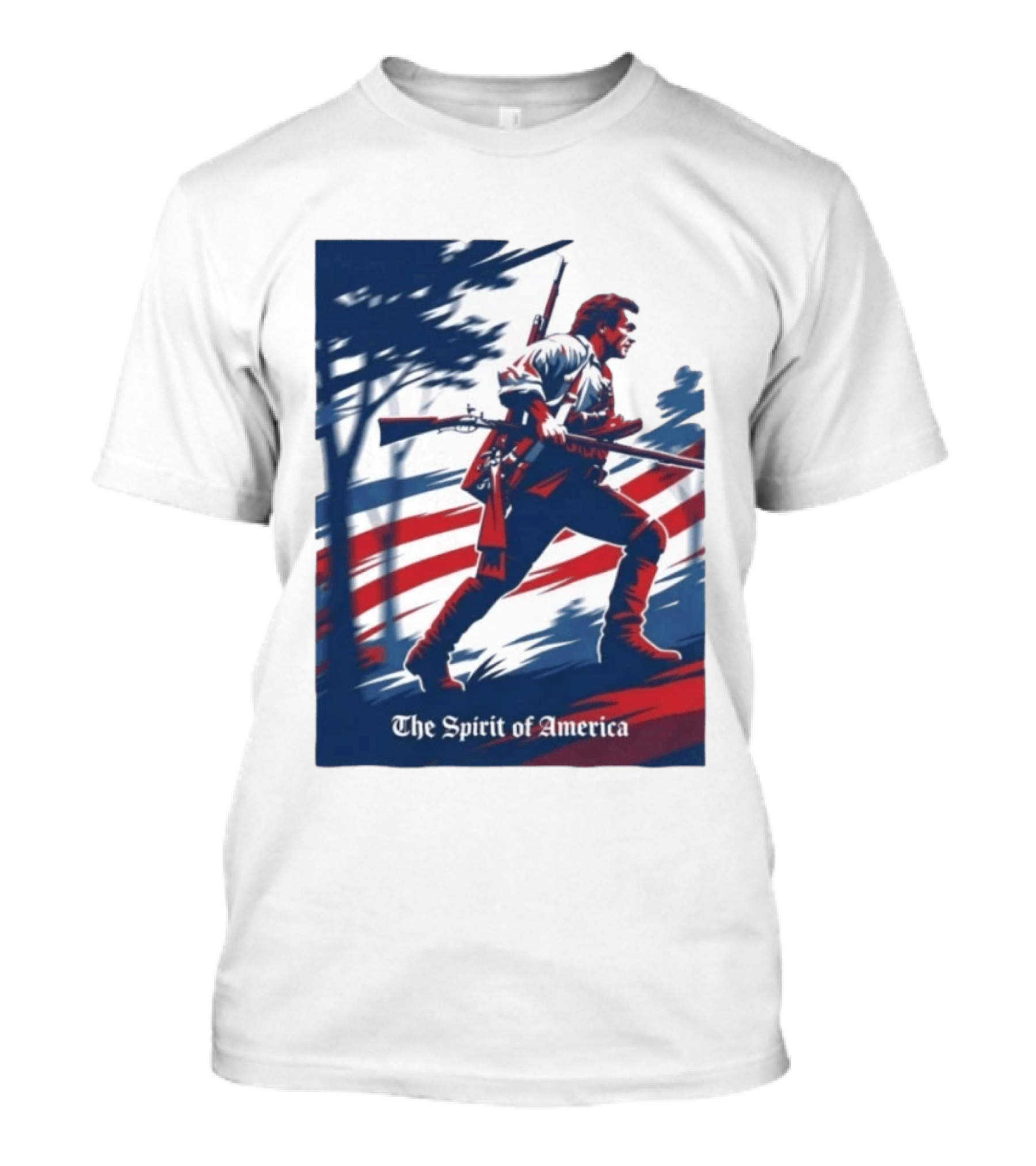 The Spirit Of America Benjamin Martin The Patriot Revolutionary T-Shirt