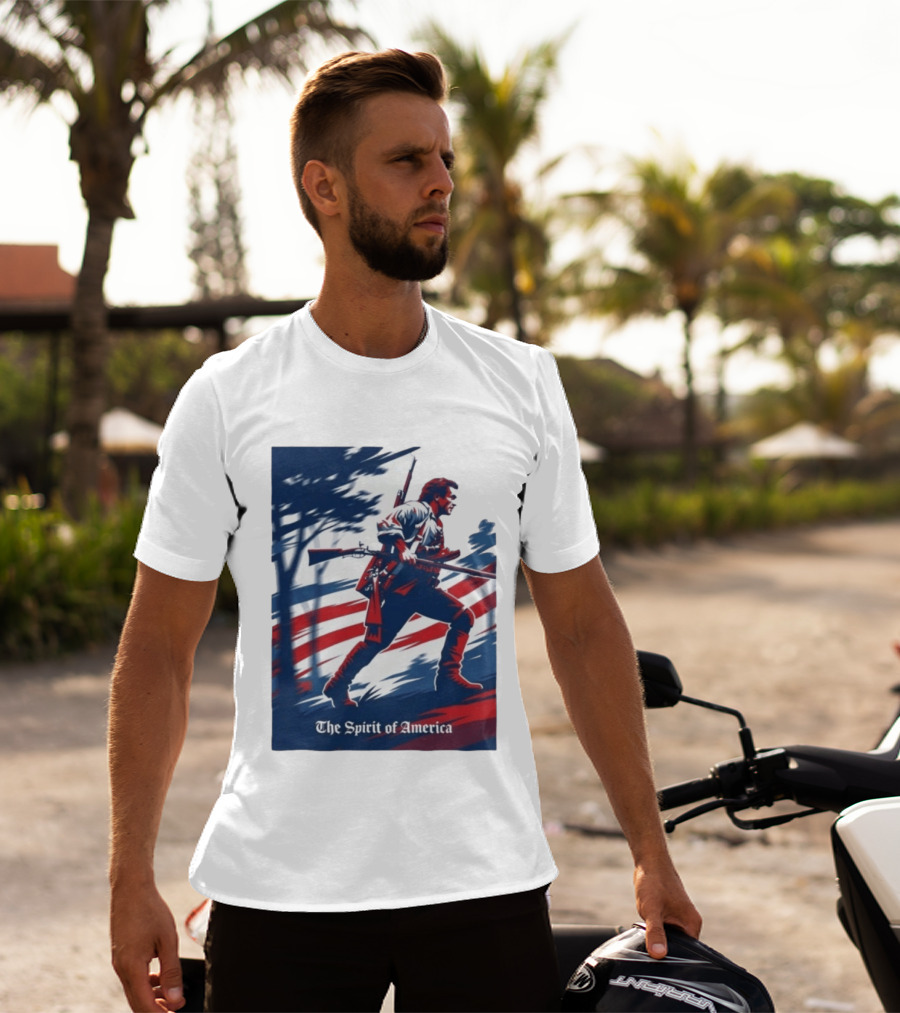 The Spirit Of America Benjamin Martin The Patriot Revolutionary T-Shirt