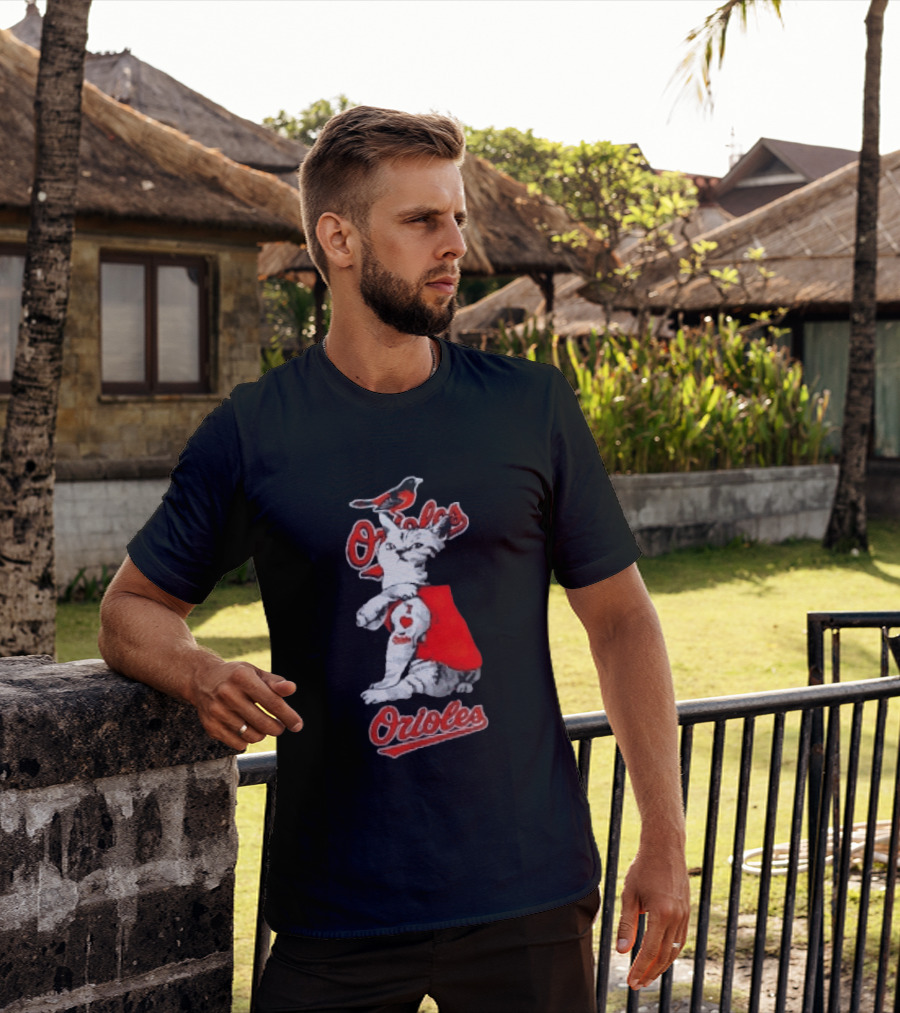 Orioles Cat Baltimore Baseball Orioles T-Shirt