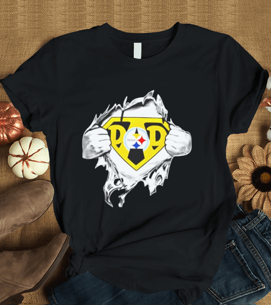Pittsburgh Steelers Super Dad Father's Day Fan T-Shirt