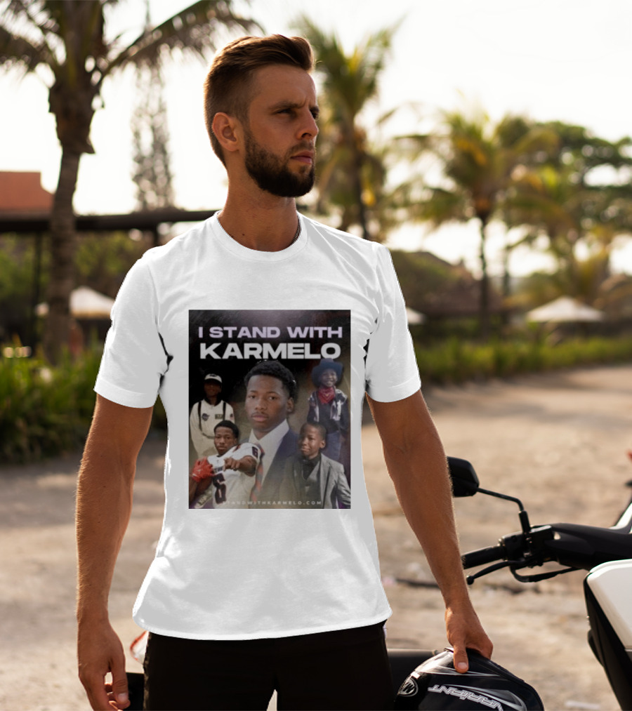 I Stand With Karmelo 2026 Team Support Faces T-Shirt