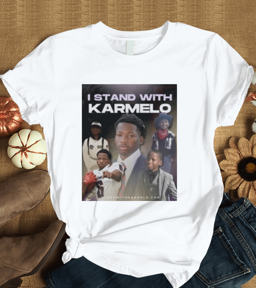 I Stand With Karmelo 2026 Team Support Faces T-Shirt