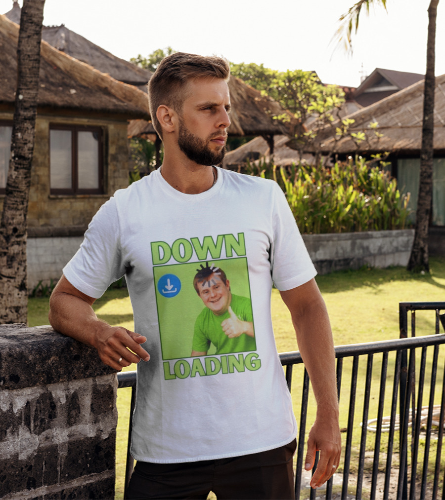 DOWN LOADING Person Thumbs Up Download T-Shirt
