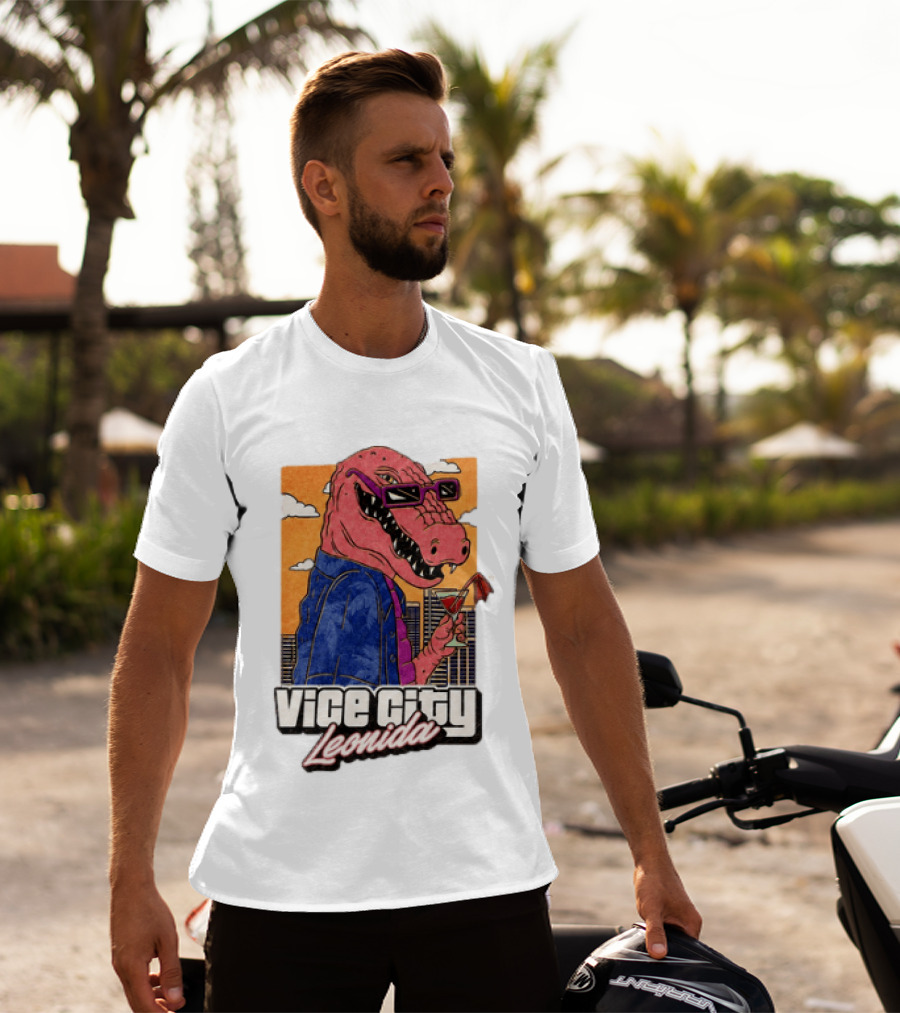 Grand Theft Auto VI GTA 6 Vice City Leonida Alligator Martini T-Shirt