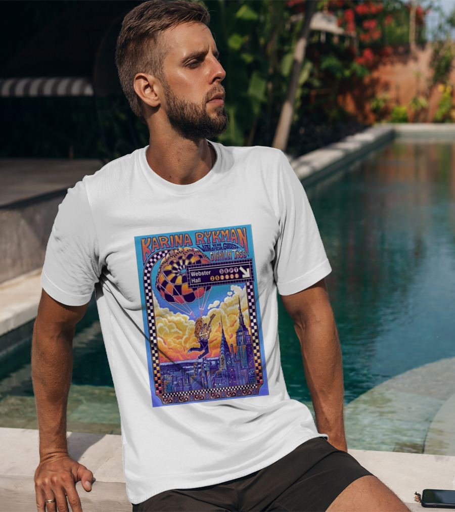 Karina Rykman Webster Hall New York 09 25 2026 Featuring Guerilla Toss Concert T-Shirt