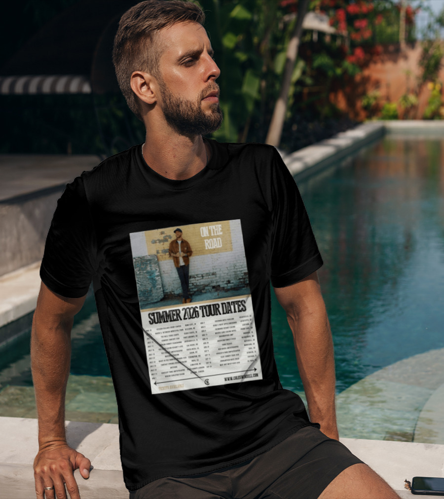 Cole Swindell On The Road Summer Tour 2026 Dates With Tickets Available T-Shirt
