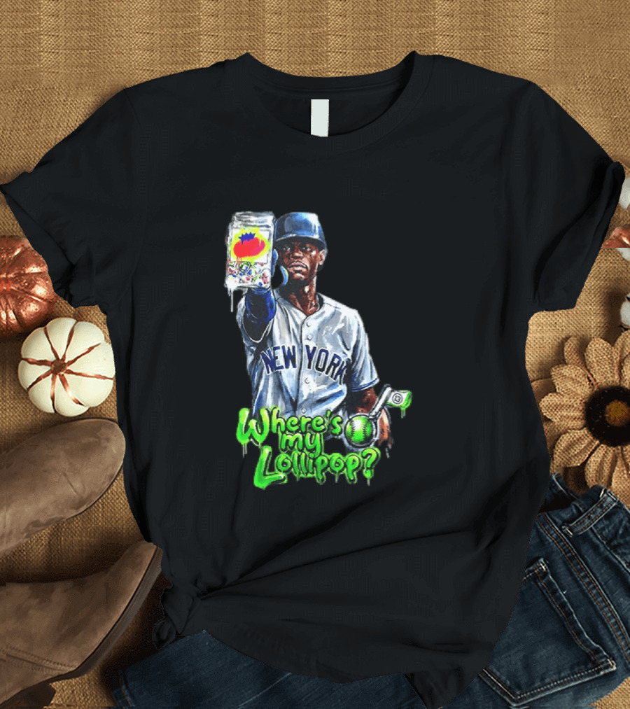 New York Mets Curtis Granderson Where's My Lollipop T-Shirt
