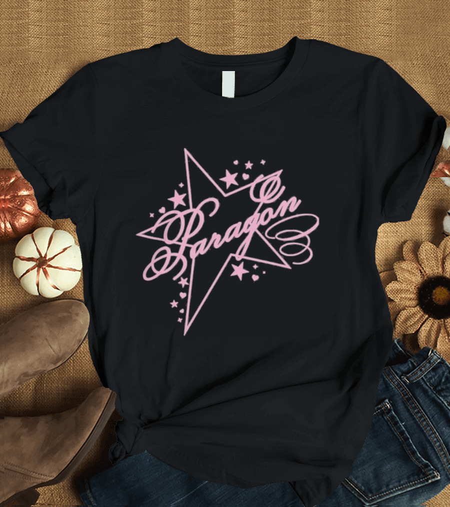 Naomi Jon Paragon Star Pink Script Aesthetic T-Shirt