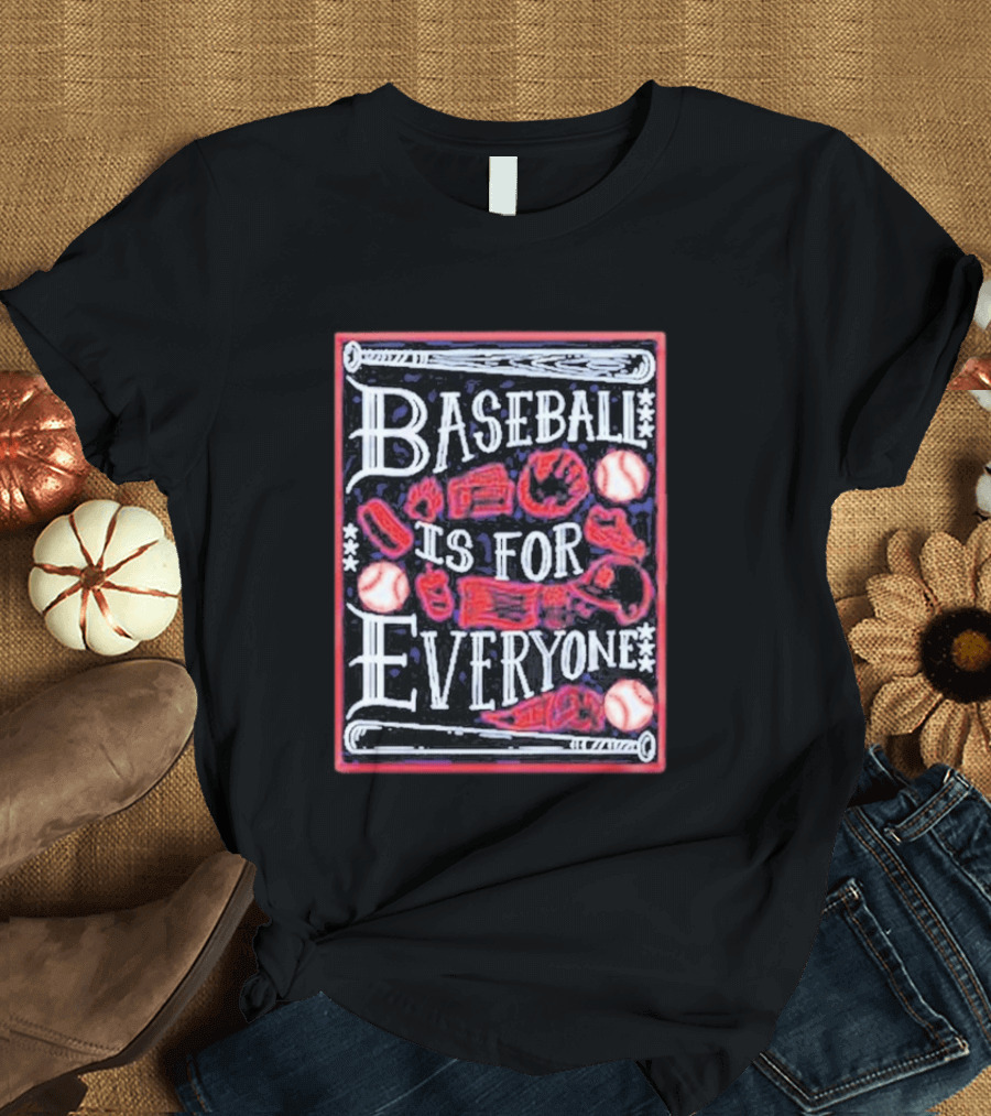 Detroit Tigers 2026 Baseball Is For Everyone Inclusivity And Diversity T-Shirt