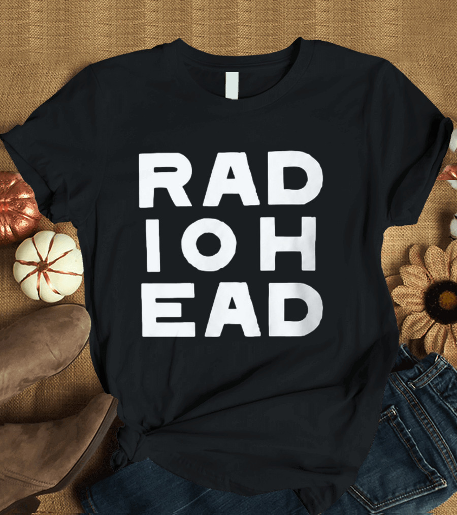 Edward Norton Radiohead Block Lettering T-Shirt