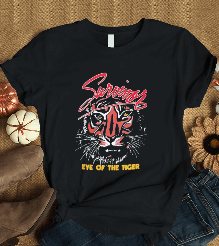 Survivor Eye Of The Tiger Tiger Face T-Shirt